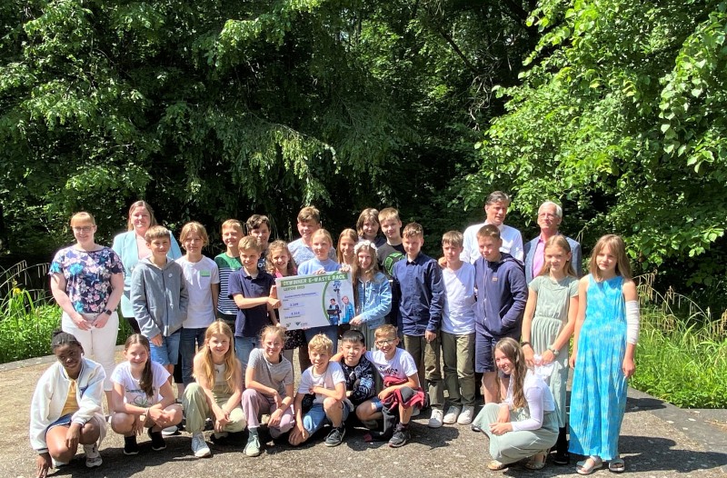 Die Gewinnerklasse 5-3 des Gustav-Hertz-Gymnasiums